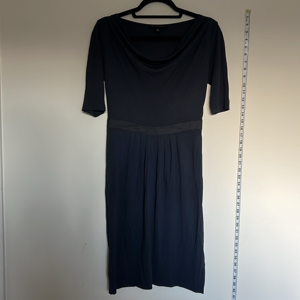 BANANA REPUBLIC navy blue dress cowl neck
